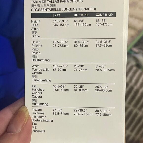 The North Face Boys Reversible Shasta Hooded Jacket TNF Blue Large (12)NWT - Picture 8 of 15